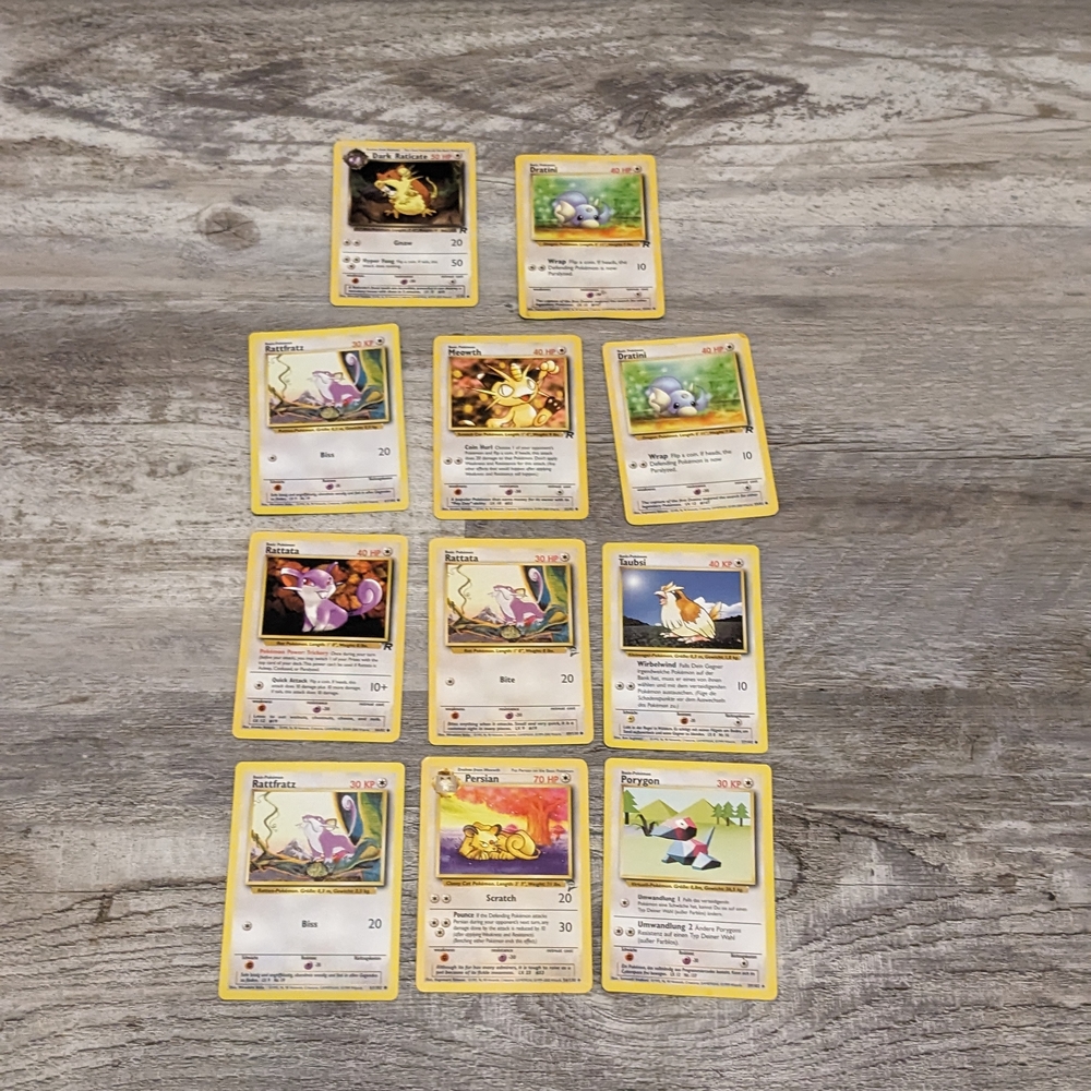 Pokemon Trading Cards: Lots Of 11